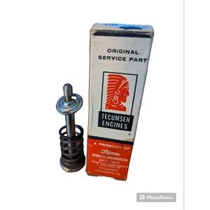 Tecumseh Valve Assembly (missing cup) 29316A Lawnmower Spring Retainer Vintage